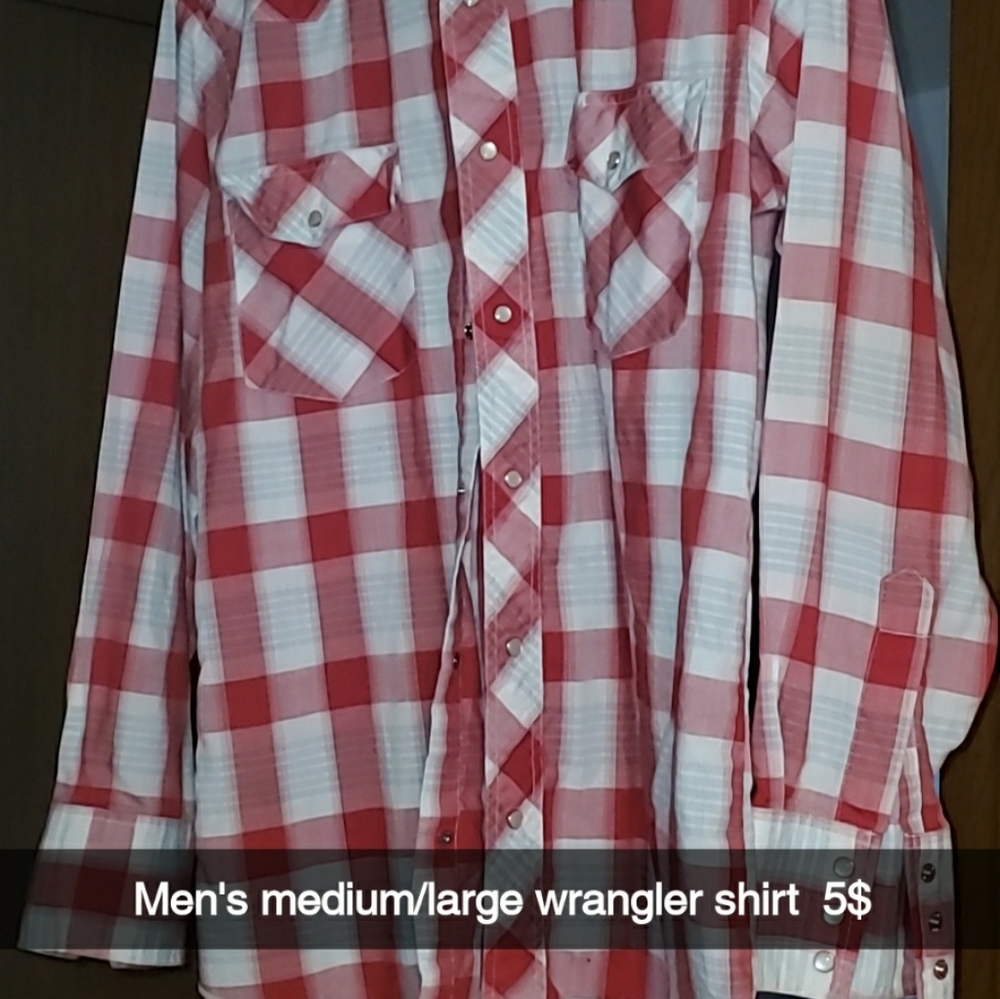 Mens wrangler shirt